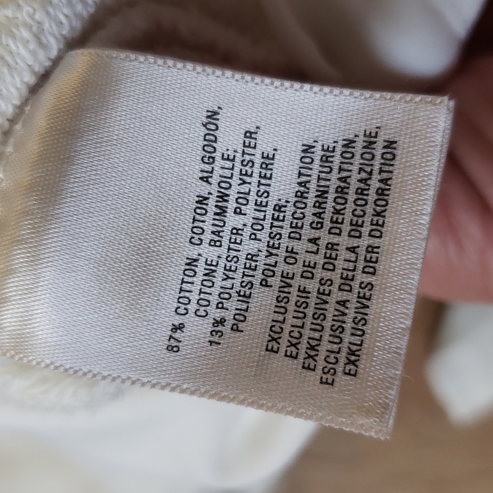 Vintage Anthropologie Little Yellow Button Sweatshirt, Size Small - Picture 11 of 14